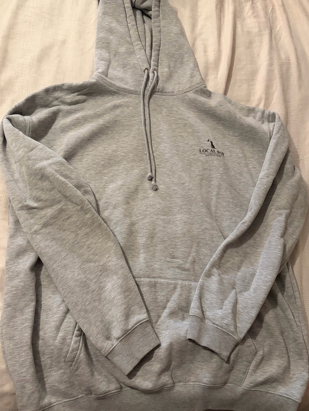Local Boy Men's Gray Hoodie Sweater